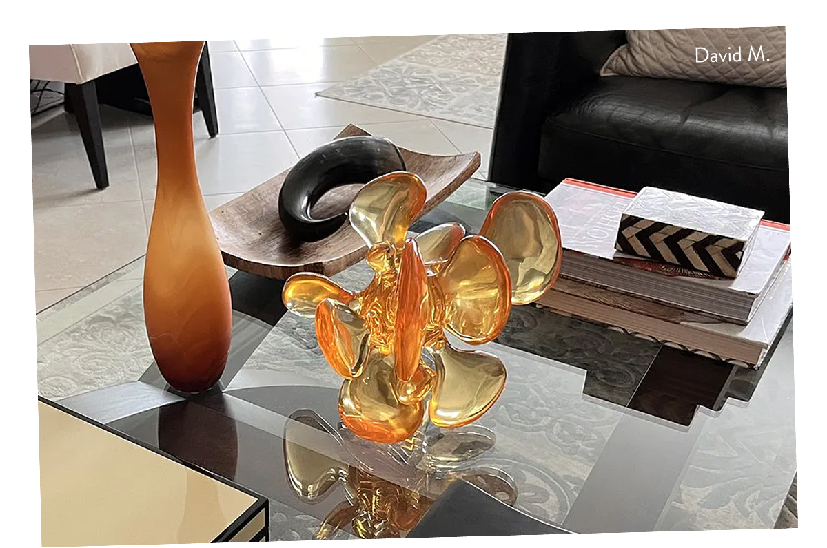 Acrylic Amoeba Objet
