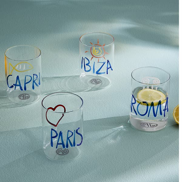 Jet Set Glassware Set