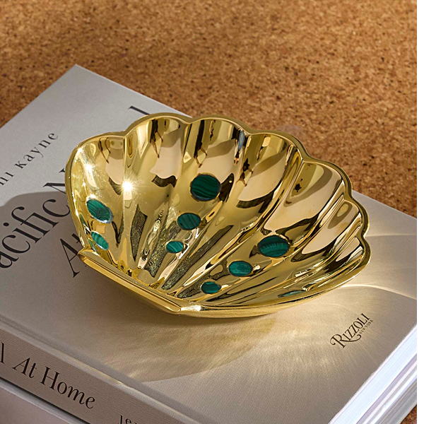 Brass Clam Shell Tray