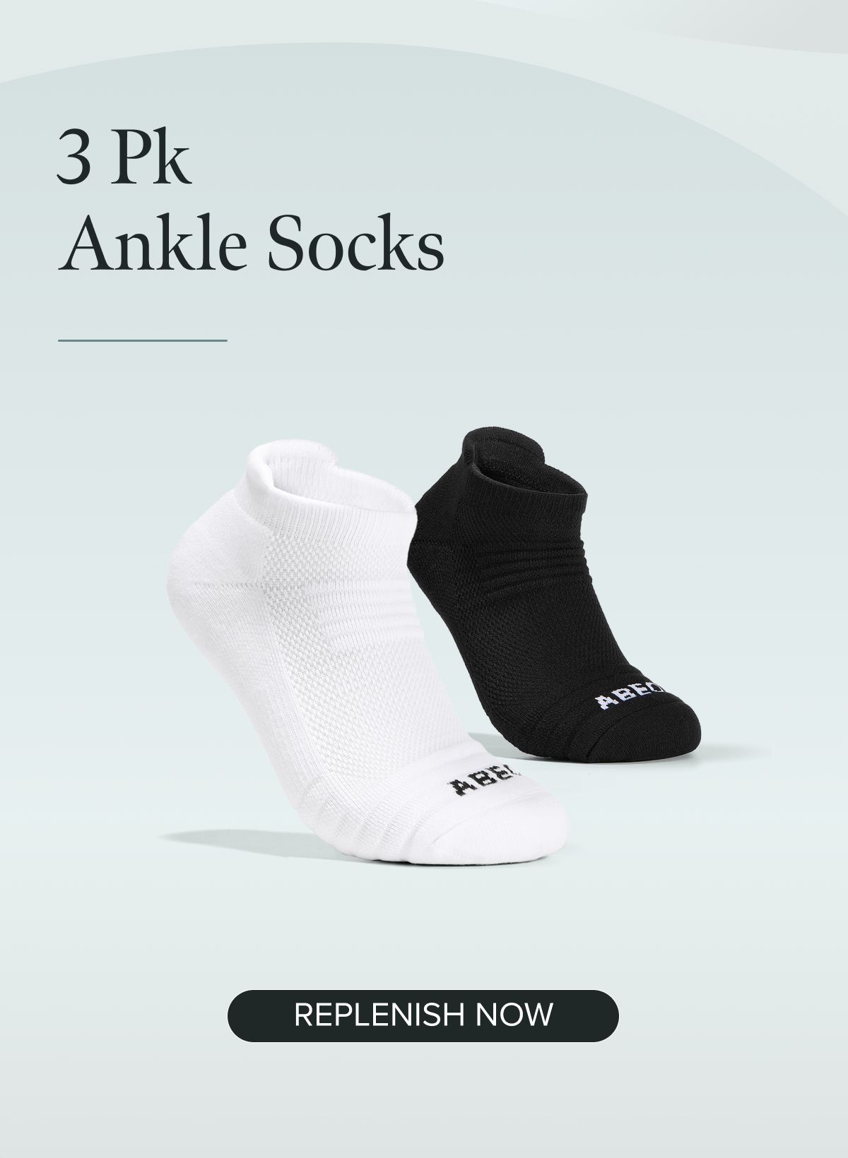 3Pk Ankle Socks