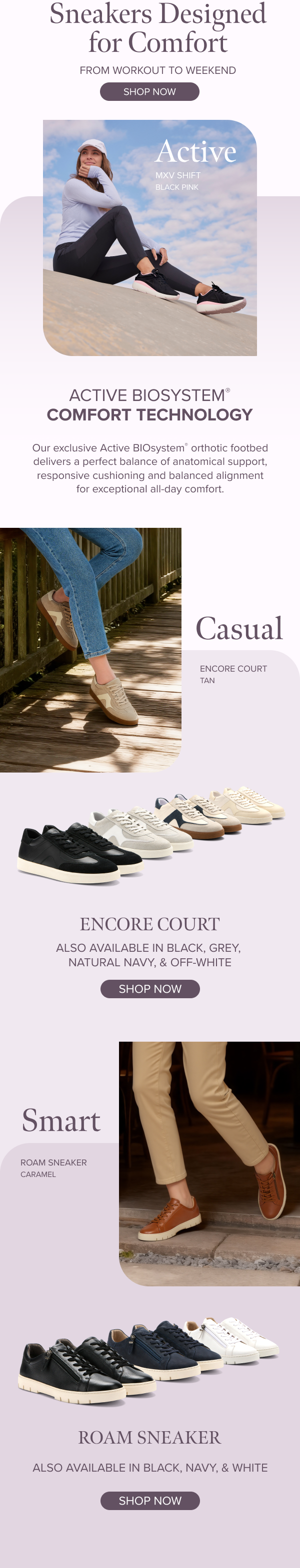 Sneakers Designed For Comfort