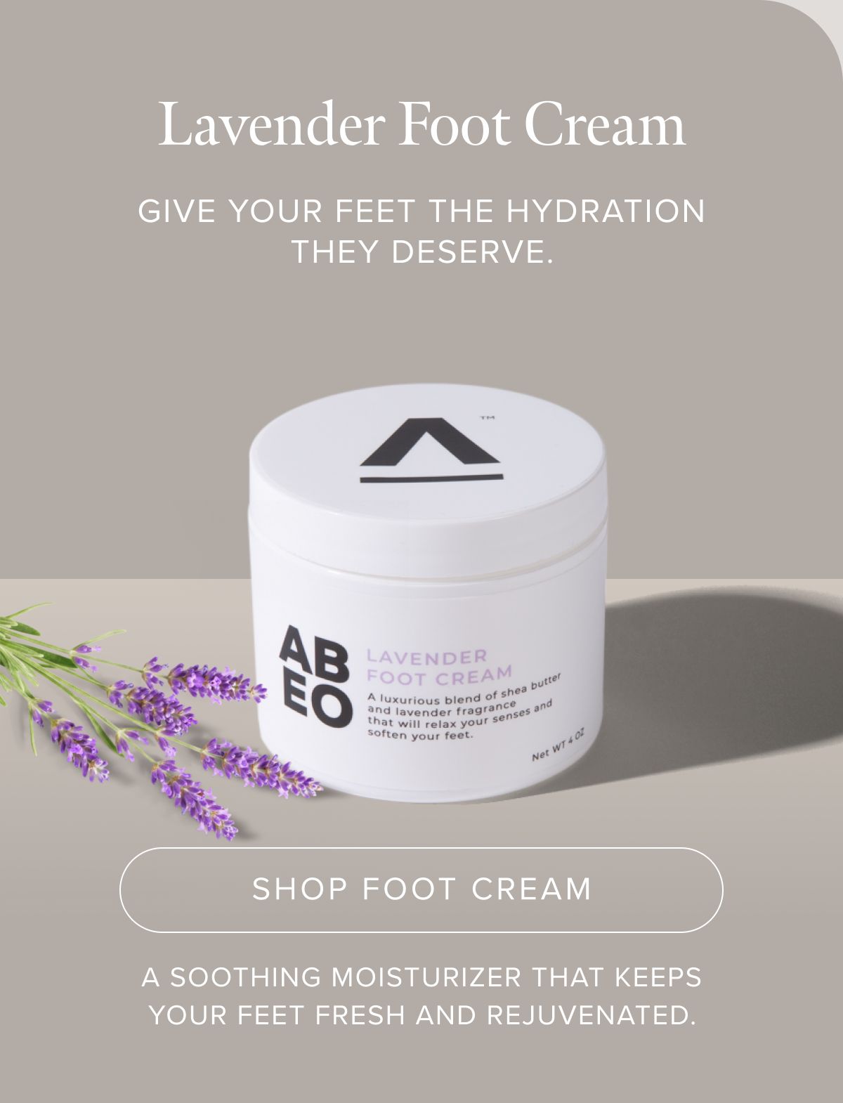 Lavender Foot Cream