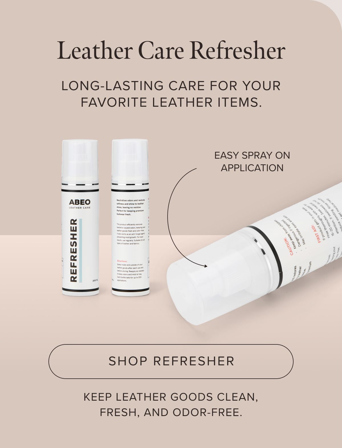 Leather Care Refresher