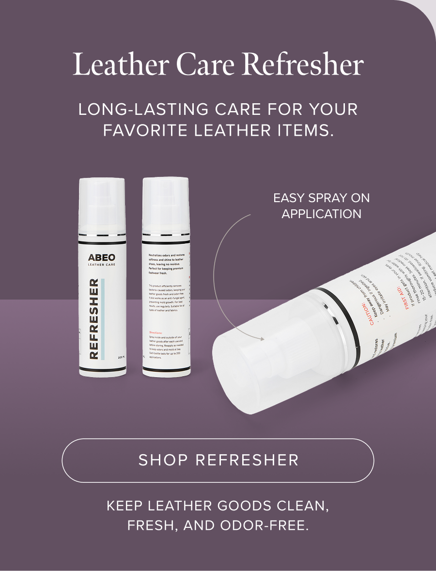 Leather Care Refresher