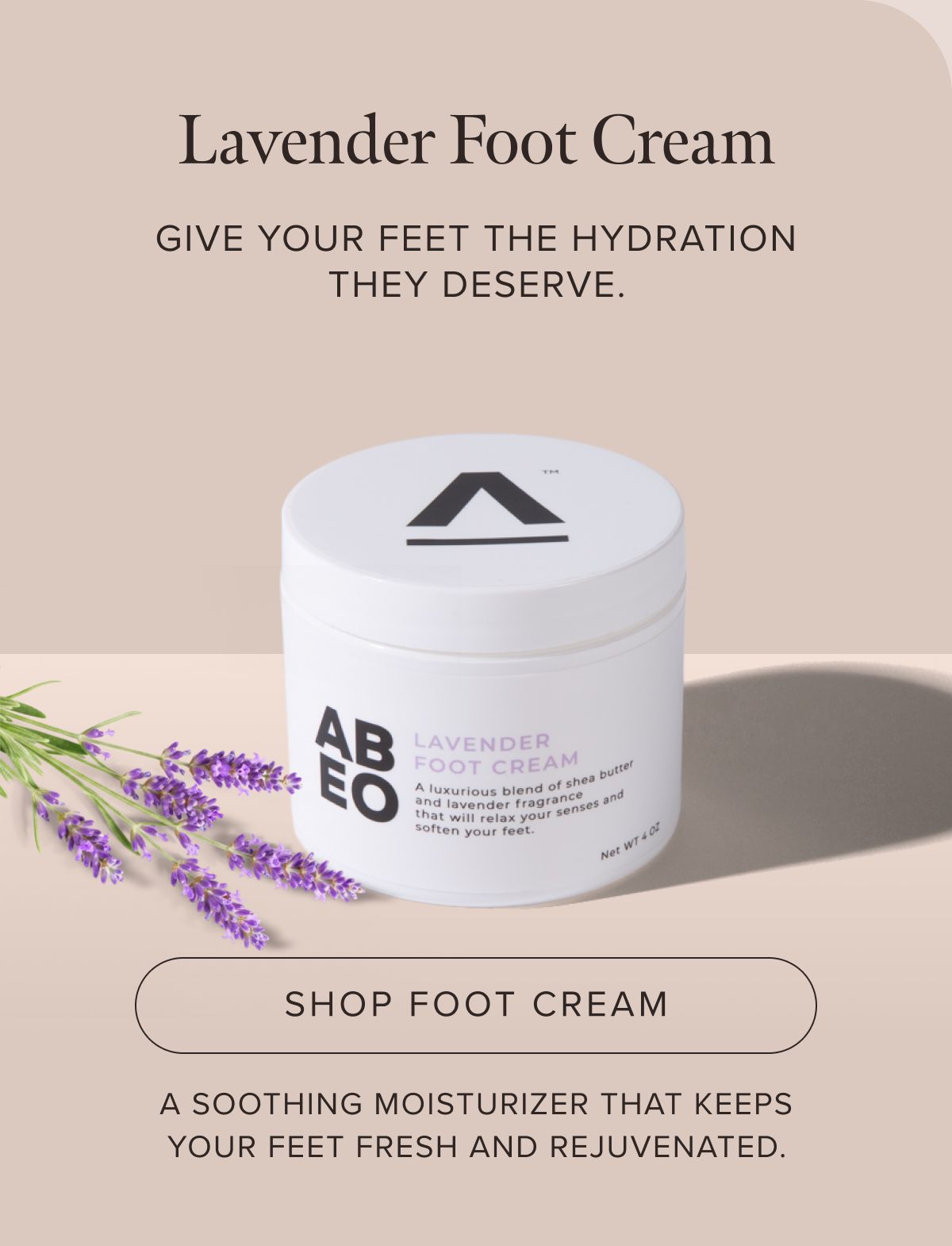 Lavender Foot Cream
