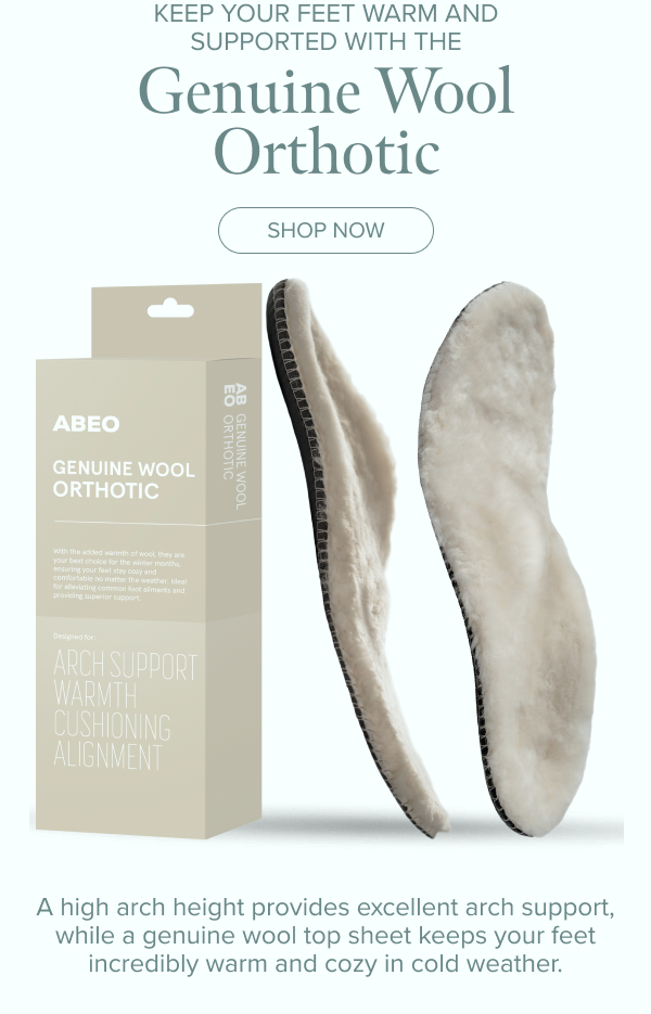 Genuine Wool Orthotic