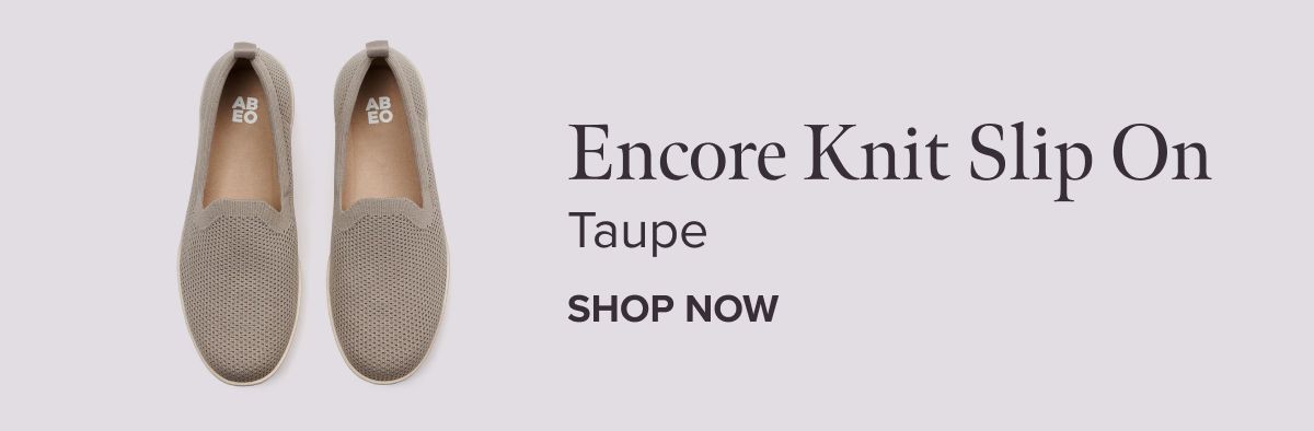 Encore Knit Slip On - Taupe