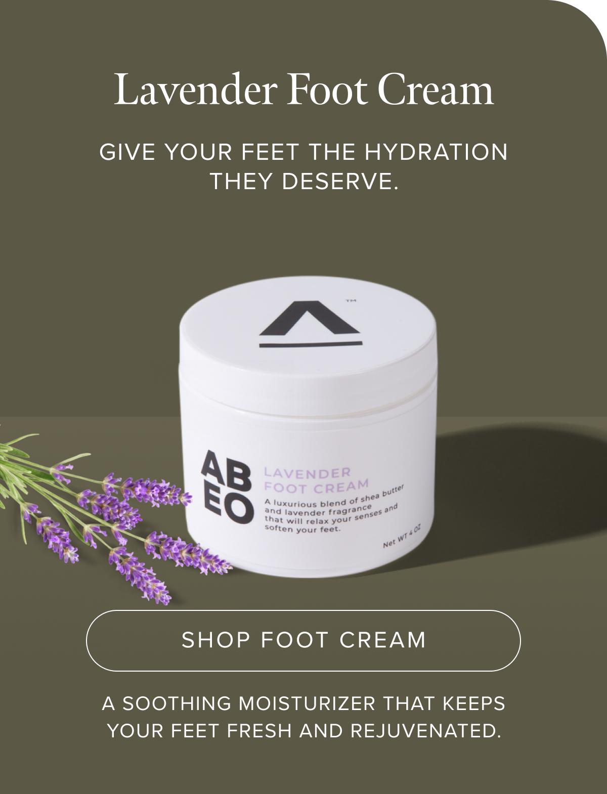 Lavender Foot Cream