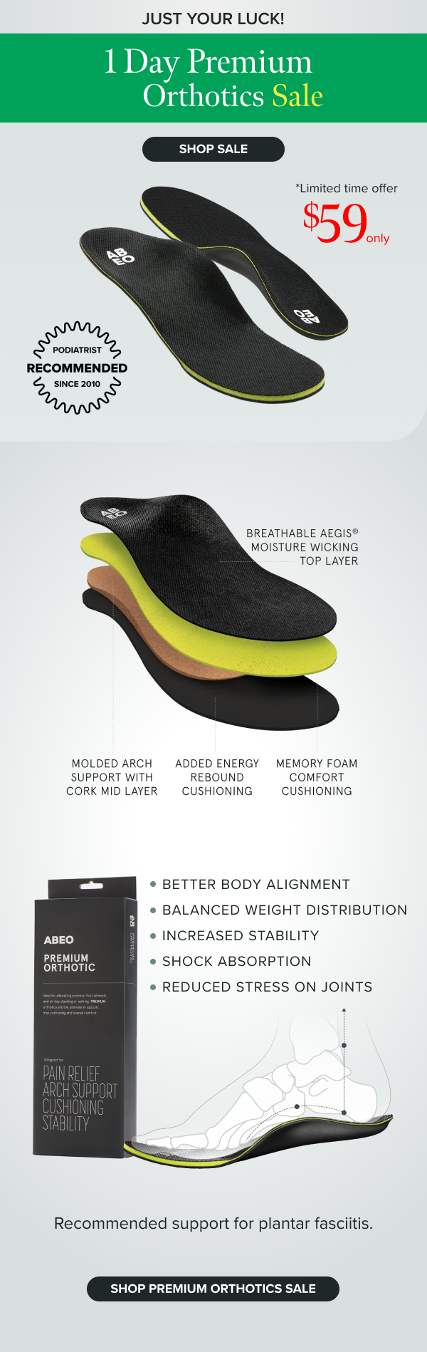 Shop Premium Orthotics Sale