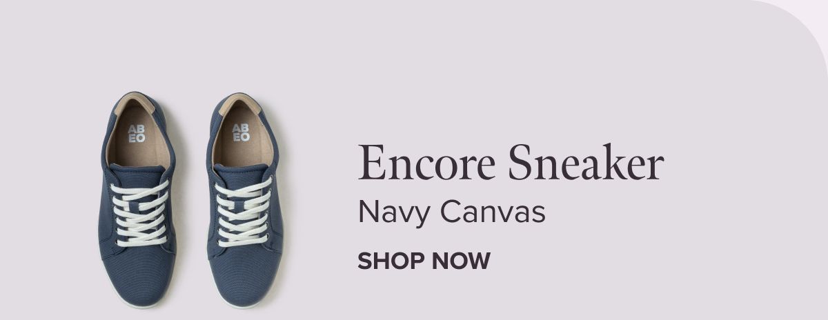 Encore Sneaker - Navy Canvas