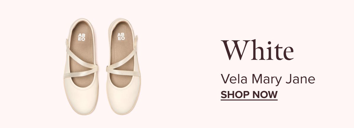 Vela Mary Jane - White