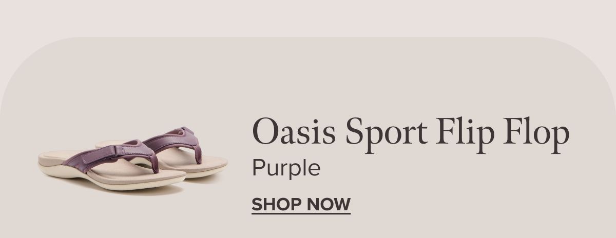 Oasis Sport Flip Flop - Purple