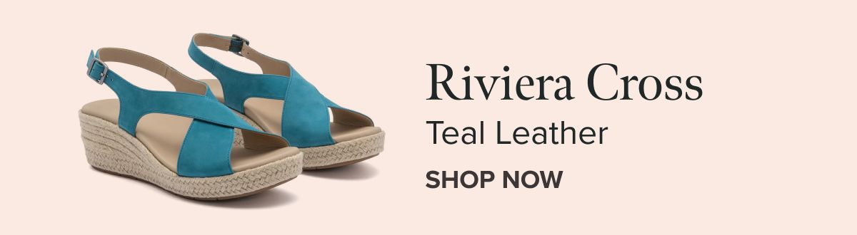 Riviera Cross - Teal Leather