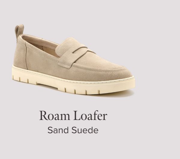 Roam Loafer - Sand Suede