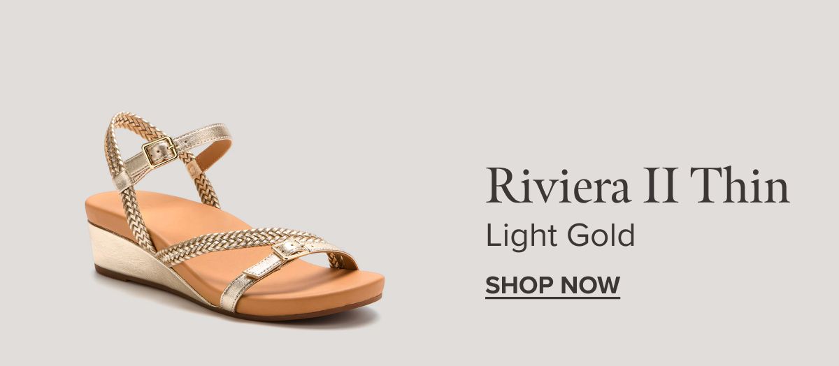 Riviera II Thin - Light Gold