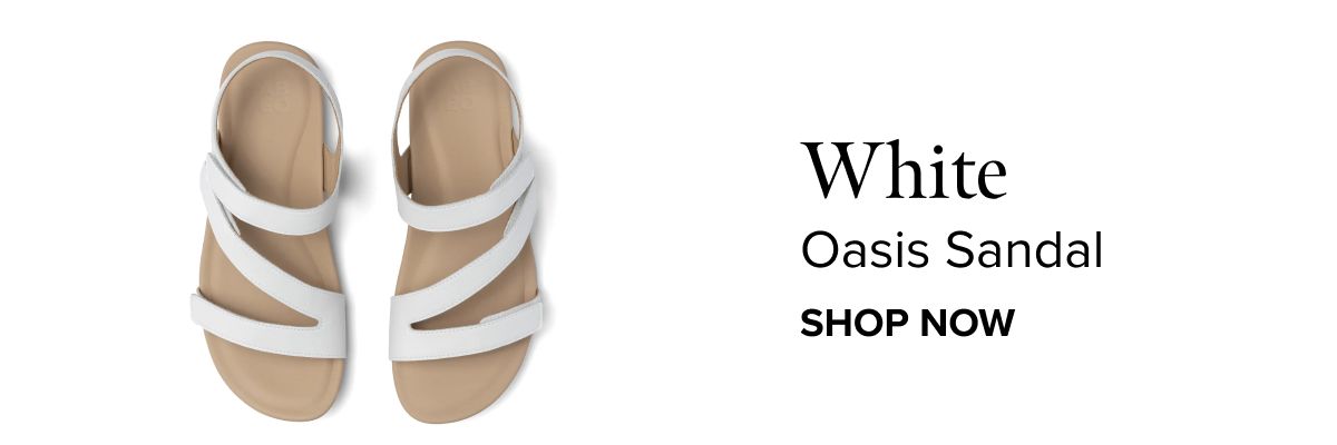 Oasis Sandal - White
