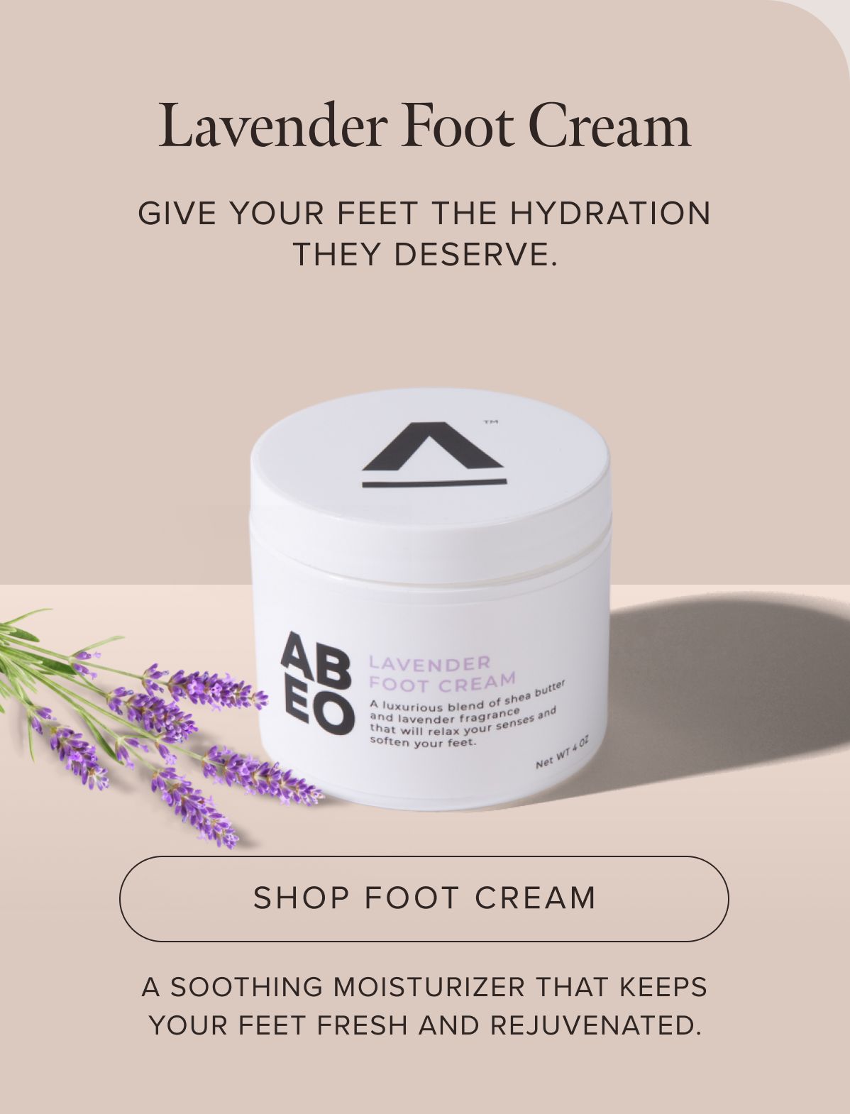 Lavender Foot Cream