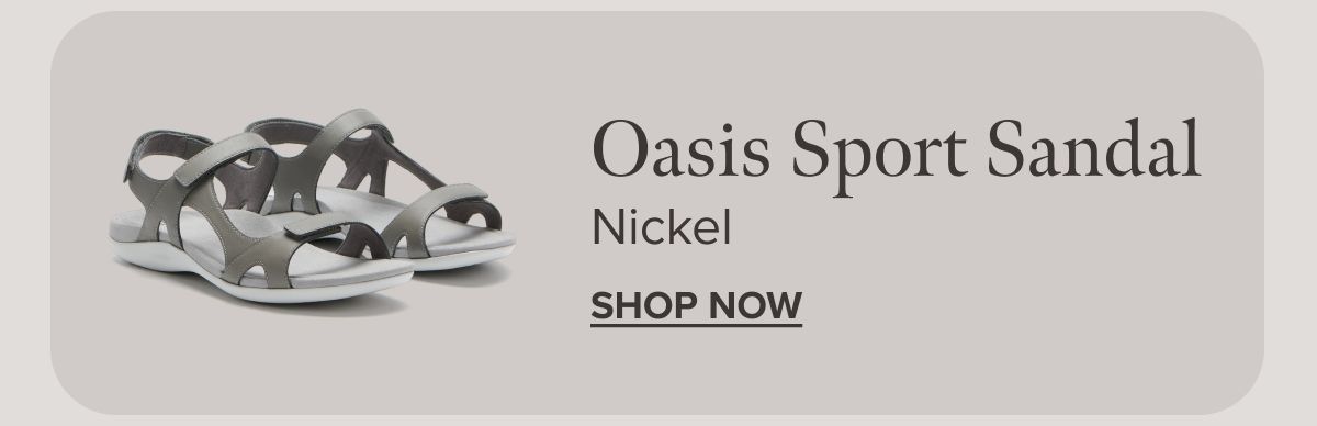 Oasis Sport Sandal - Nickel