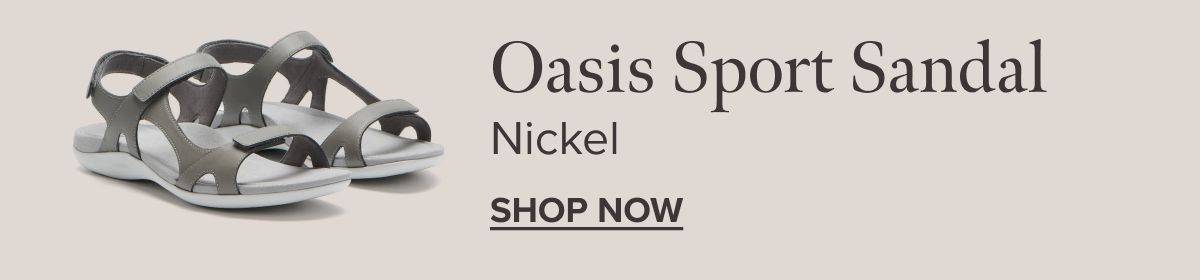 Oasis Sport Sandal - Nickel
