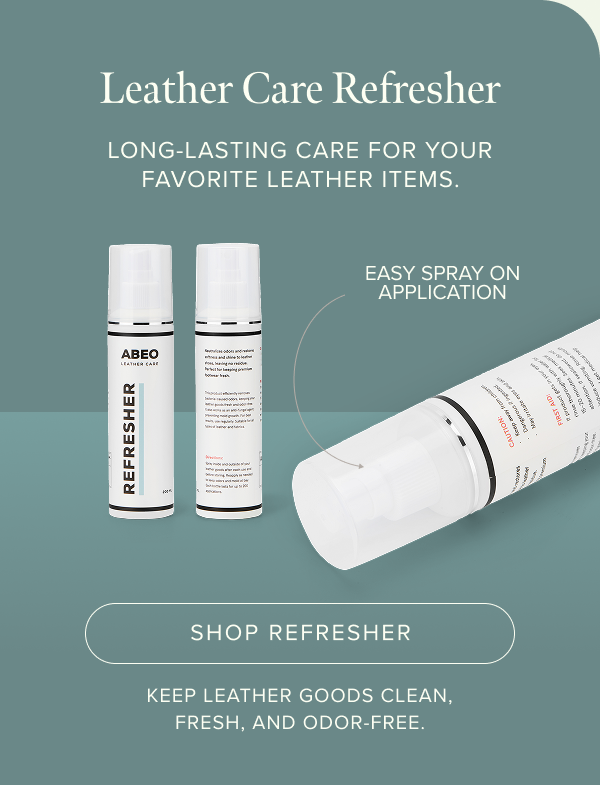Leather Care Refresher