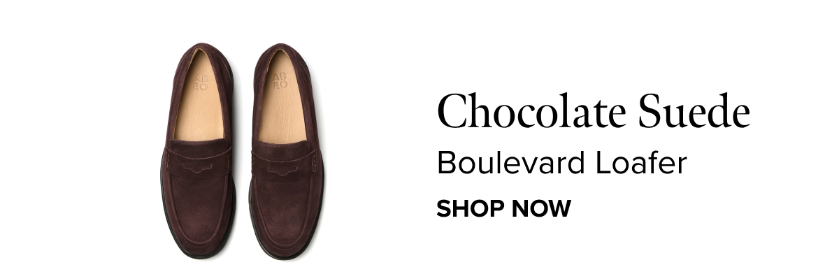 Boulevard Loafer - Chocolate Suede