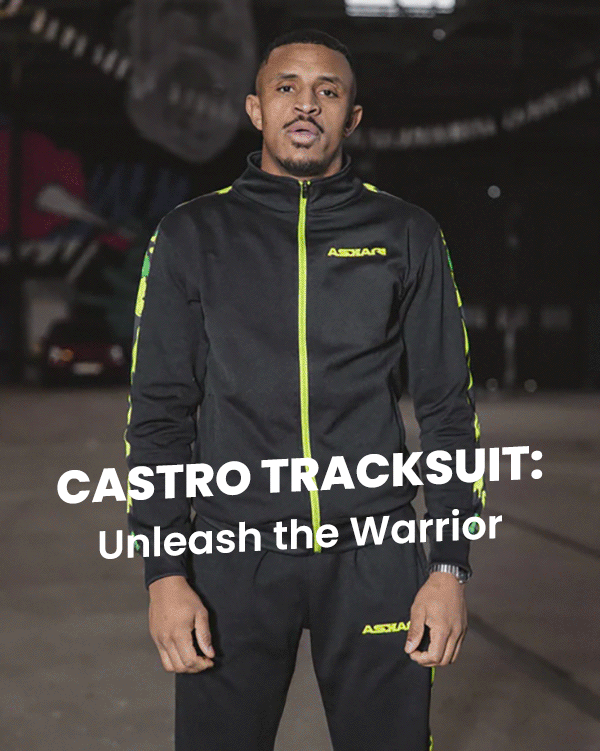 CASTRO TRACKSUIT Unleash the Warrior Askari Fighter