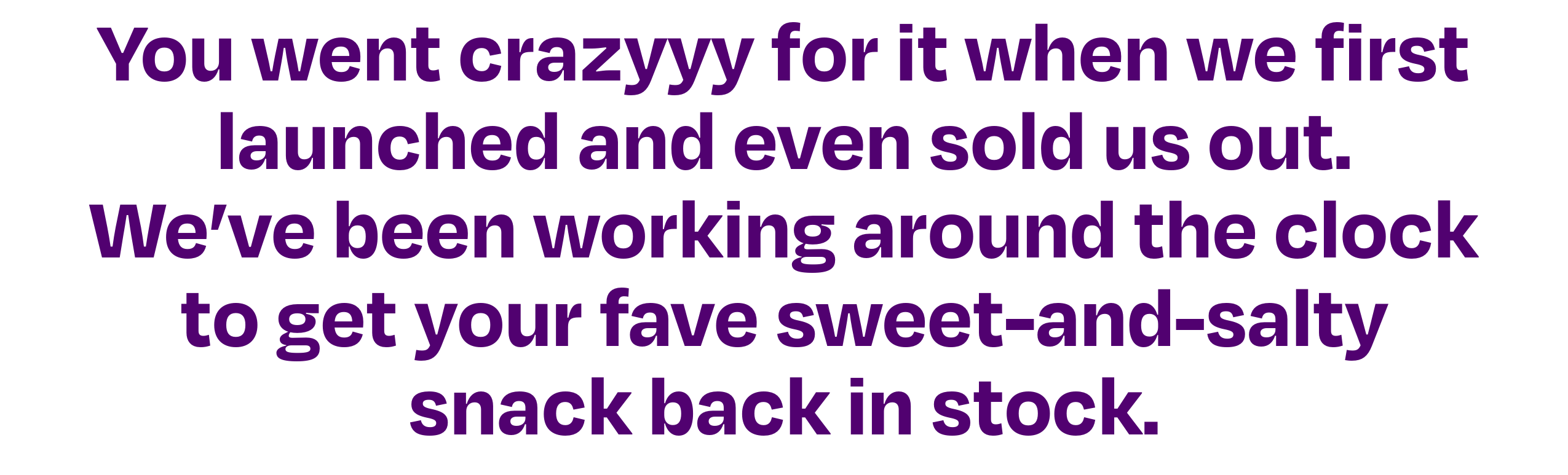 Meet our newest snack obsession.