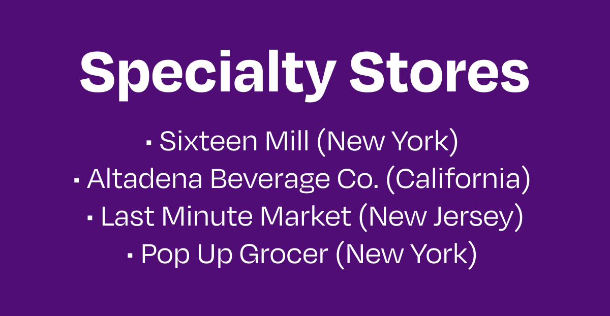 Find specialty stores