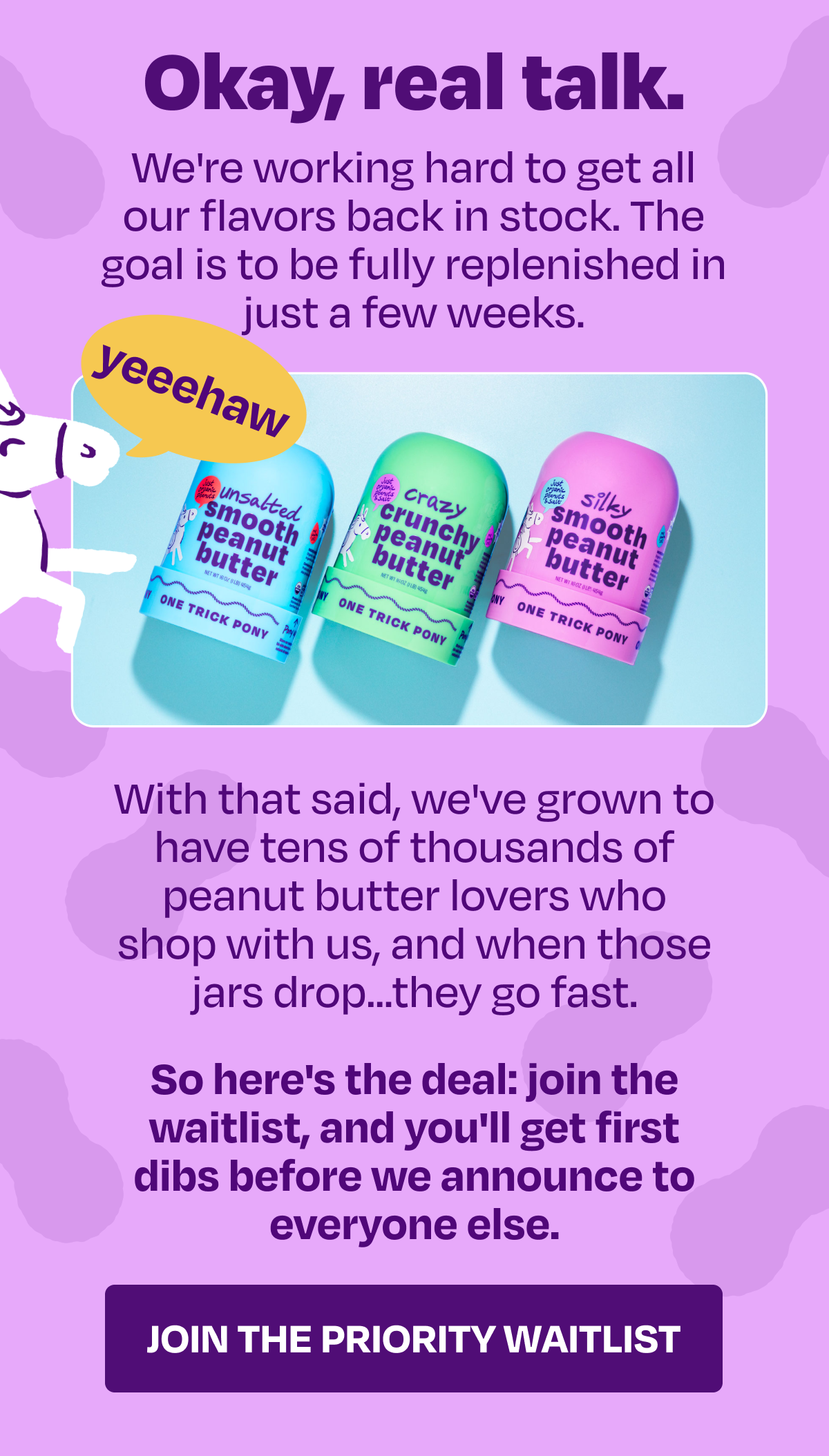 Join the priority waitlist
