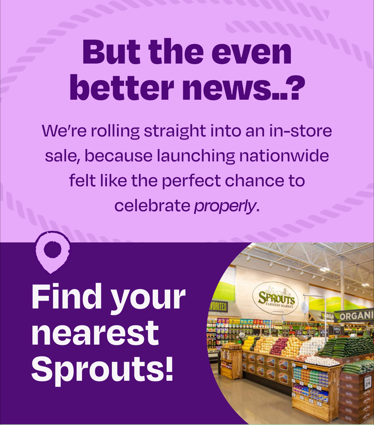 Find your nearest sprouts