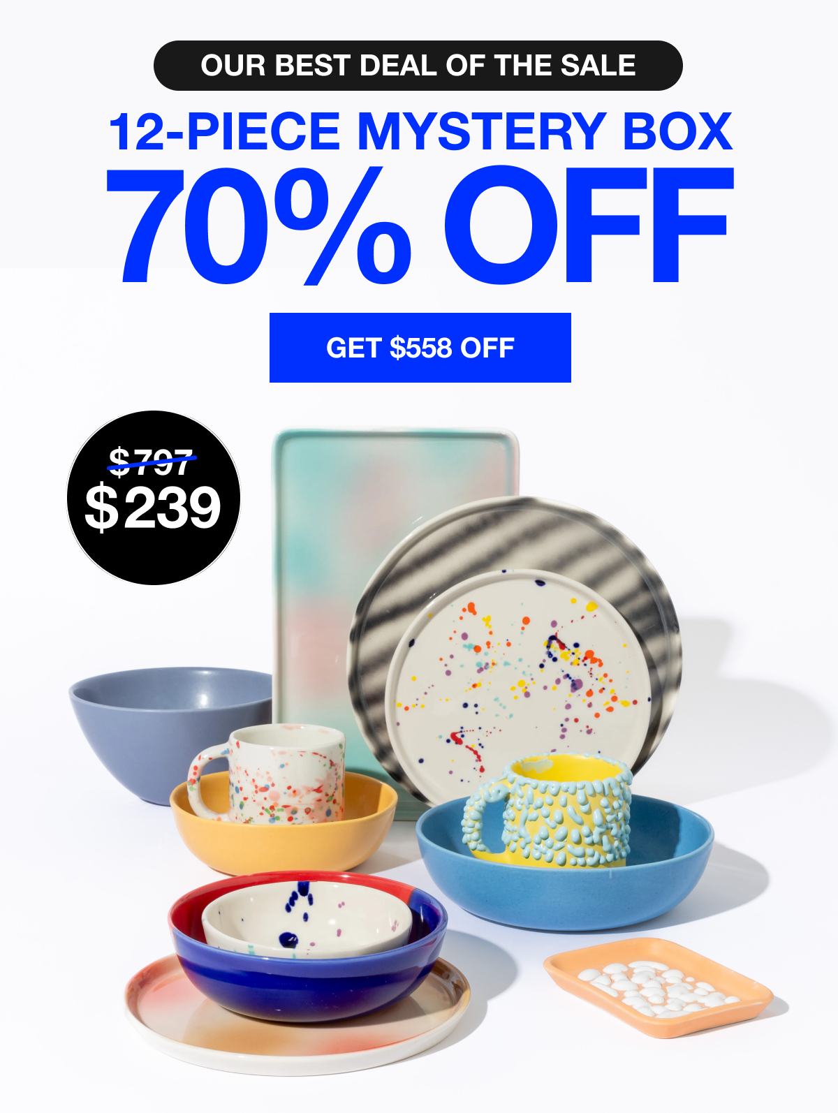 12-Piece Mystery Box 70% Off