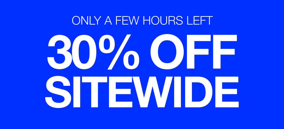 30% Off Sitewide