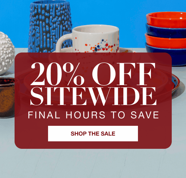 20% Off SiteWide