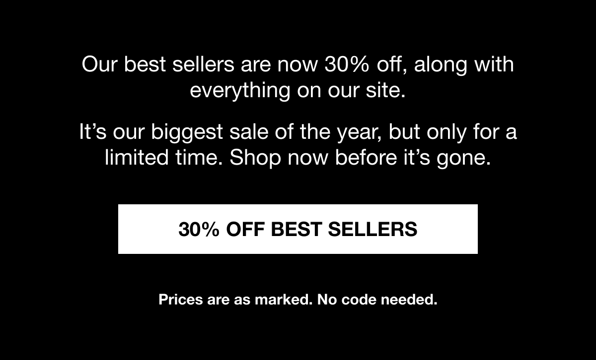 30% off best sellers