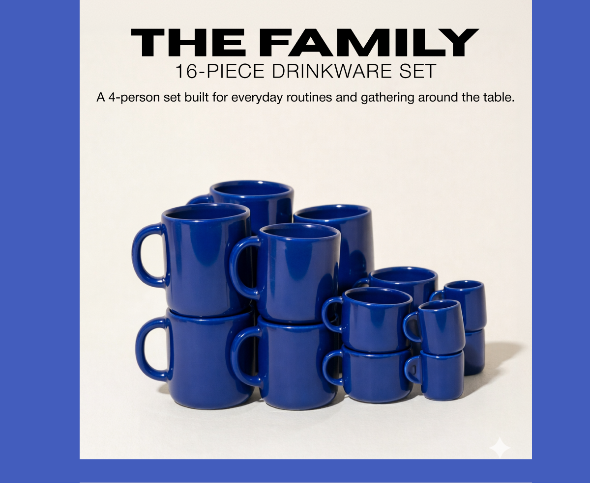 Meet Our New Drinkware Sets