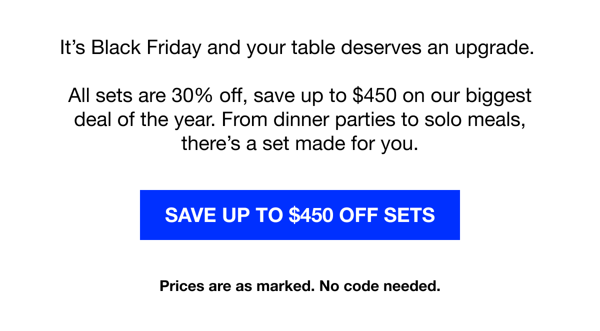 Save up to $450 off sets