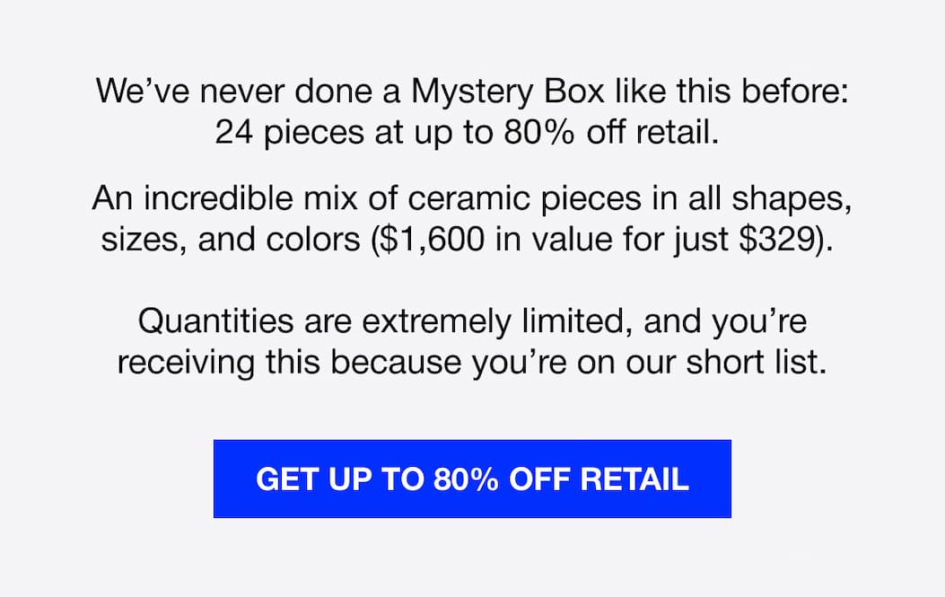 Get Up To 80% Off Retail