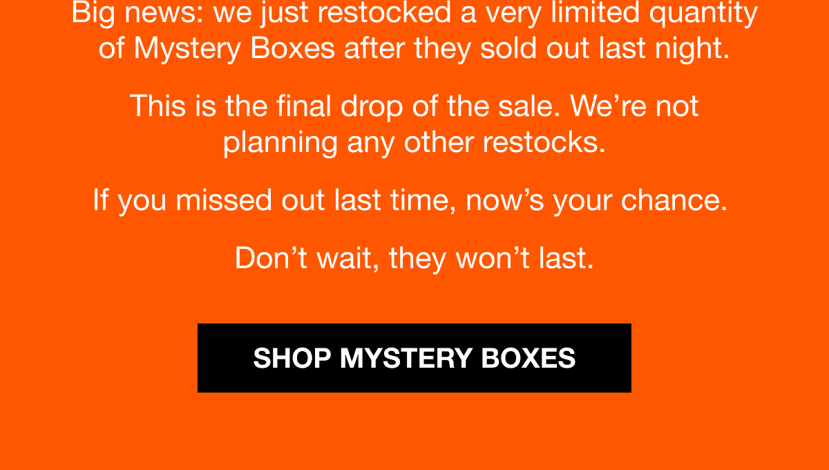 Shop Mystery Boxes