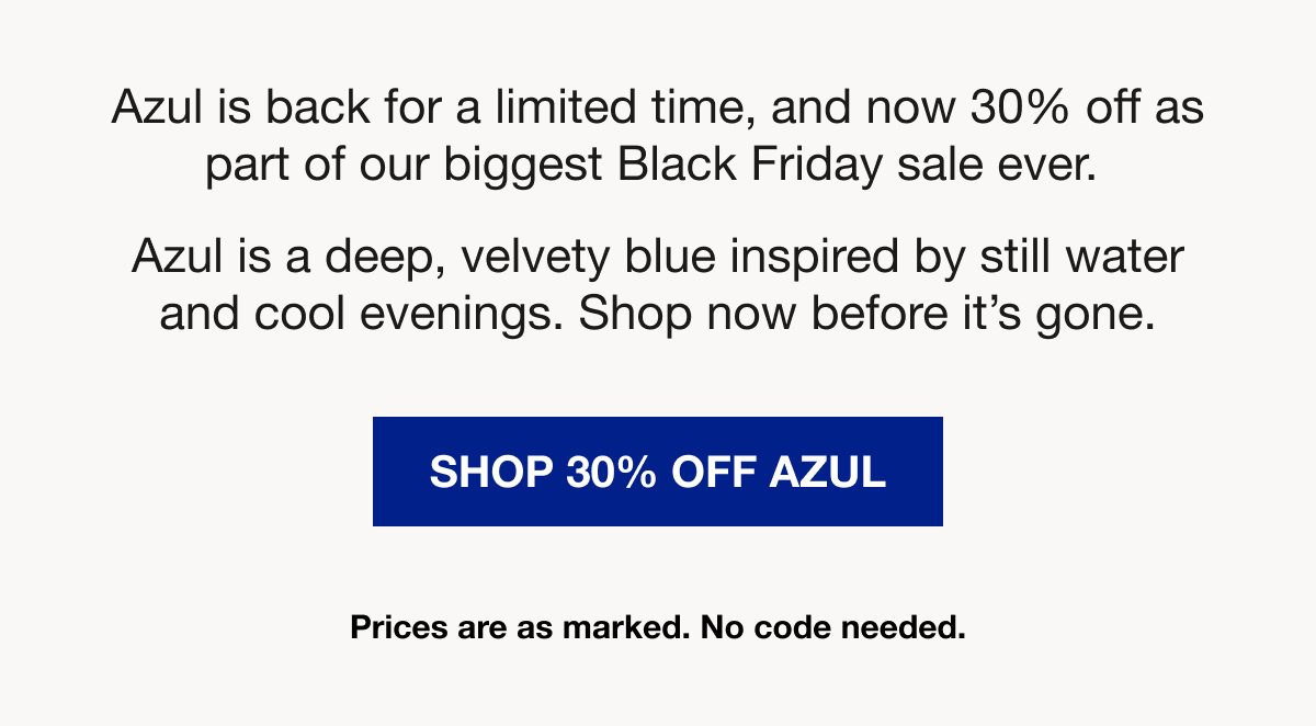 Shop 30% Off Azul