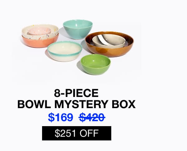 8-Piece Bowl Mystery Box