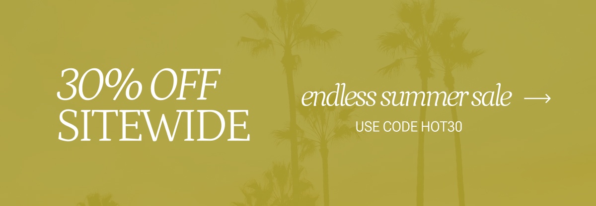 30% Off Sitewide