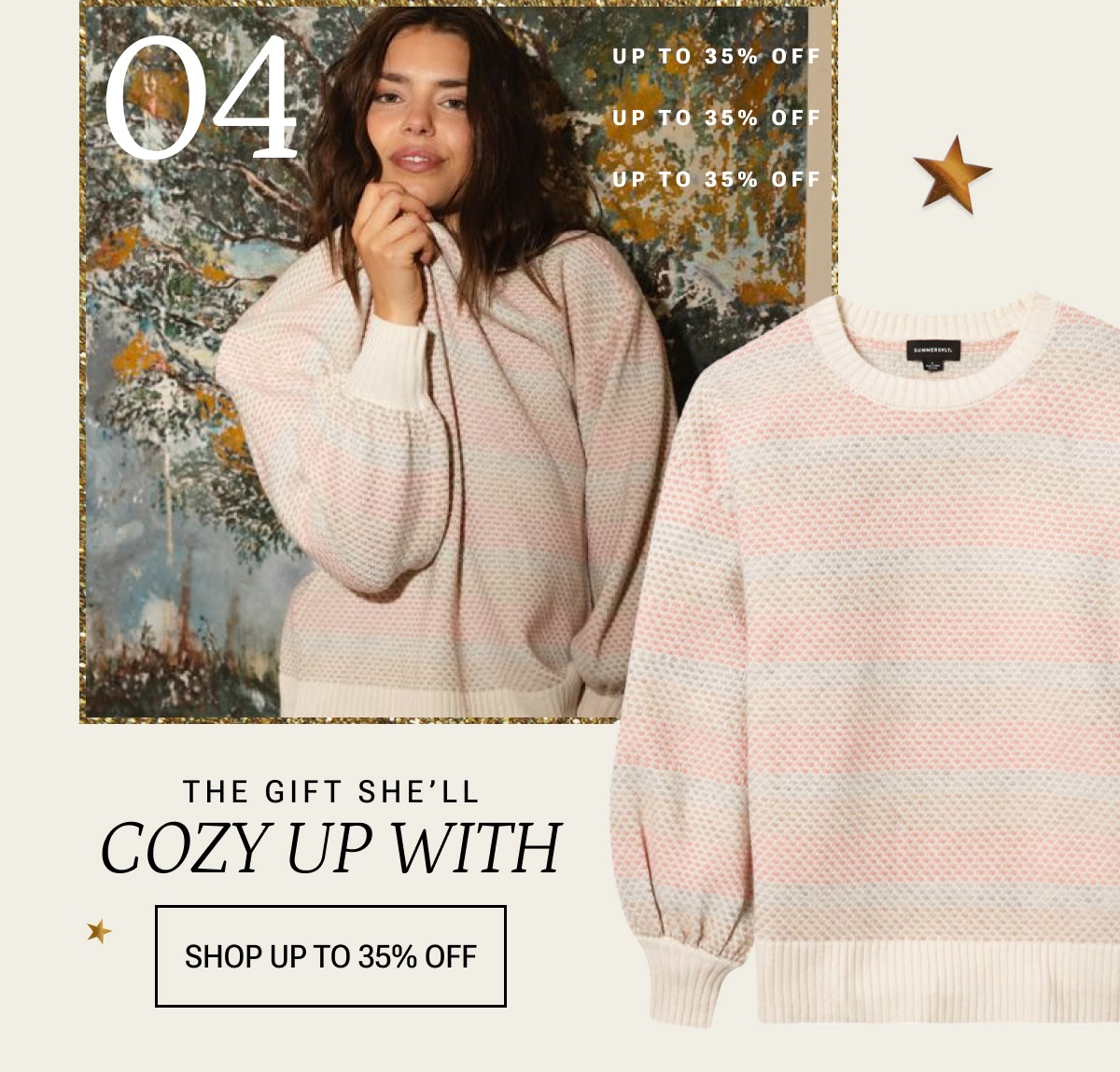 Cozy up with cashmere