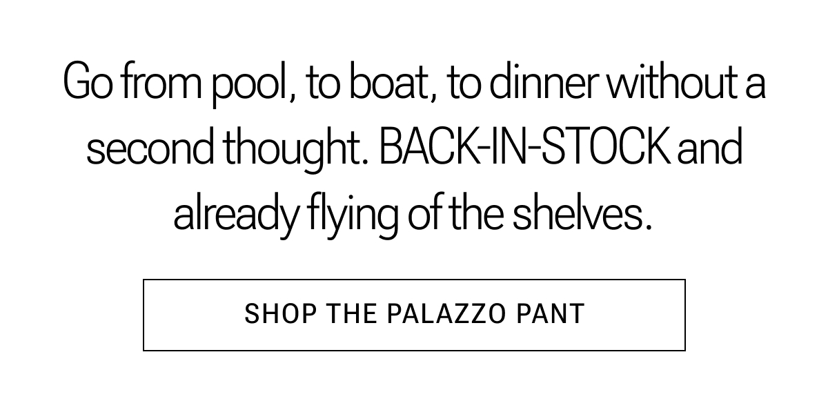 back in stock palazzo pants