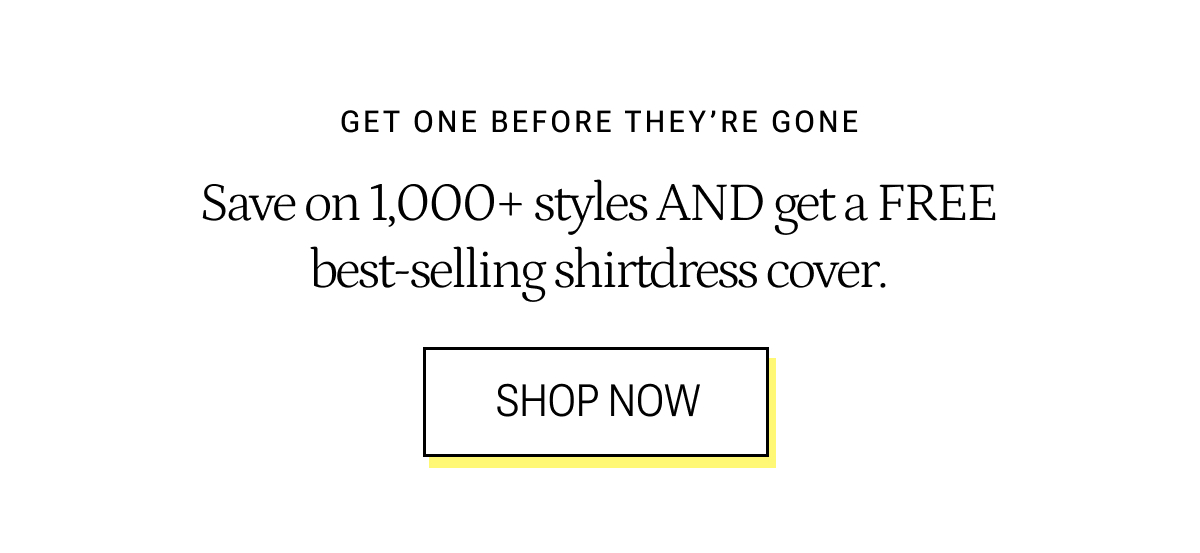 Get One Before They're Gone