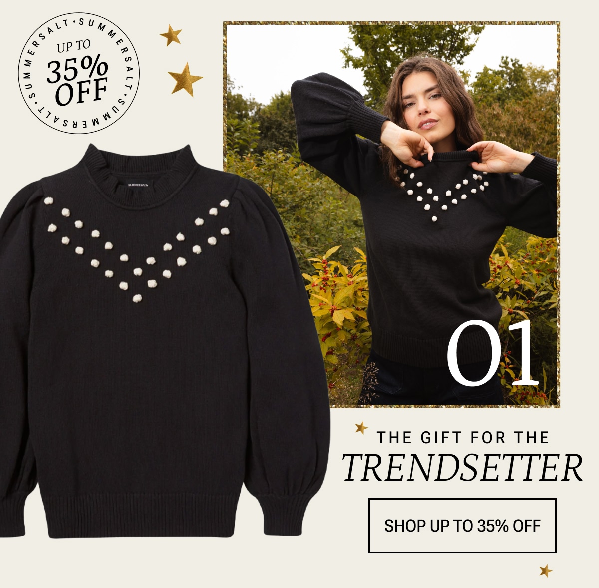 Summersalt cashmere sweater