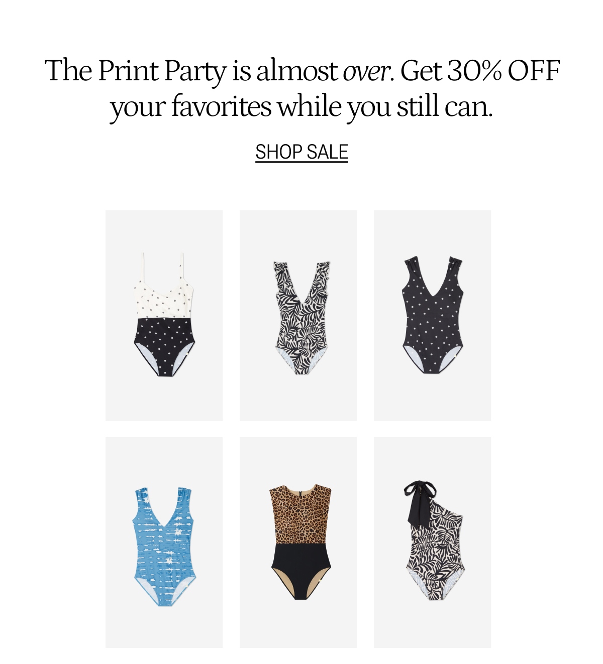 Print Party Flash Sale 30% Off