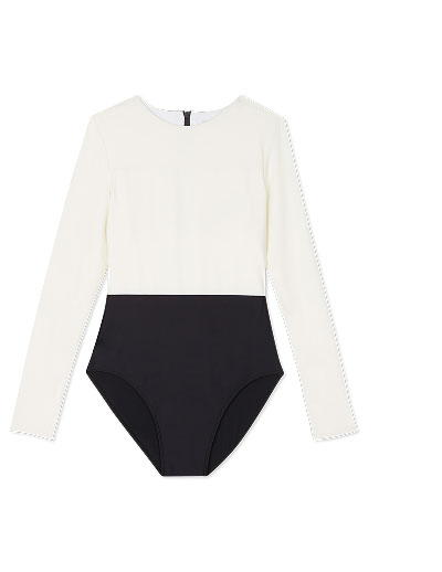 The Long Sleeve Surf - Sea Urchin & White Sand