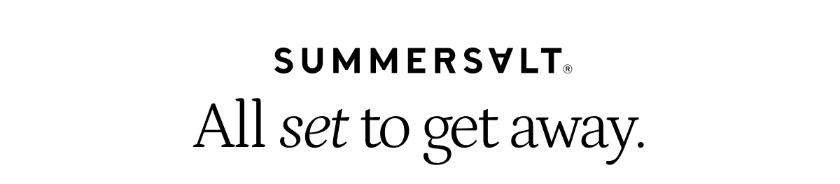 Summersalt All set to get away