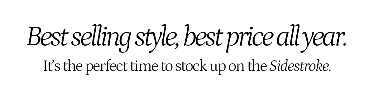 Best selling style, best price all year