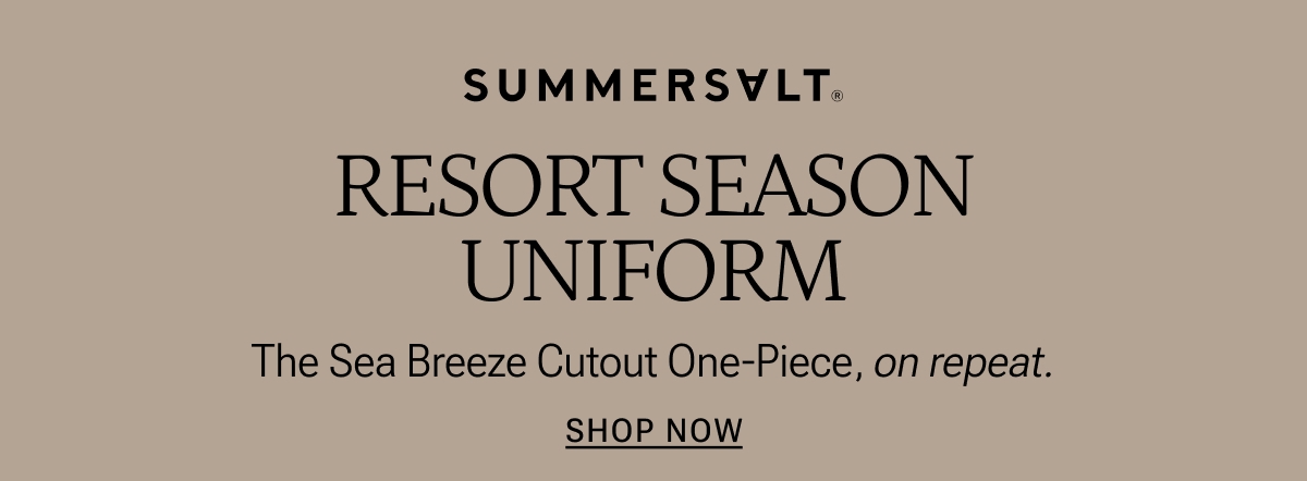 Sea Breeze Cutout One Piece